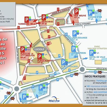 La Luciole Gite Urbain A Marche En Famenne Exteriör bild